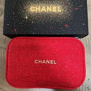 CHANEL makeup pouch